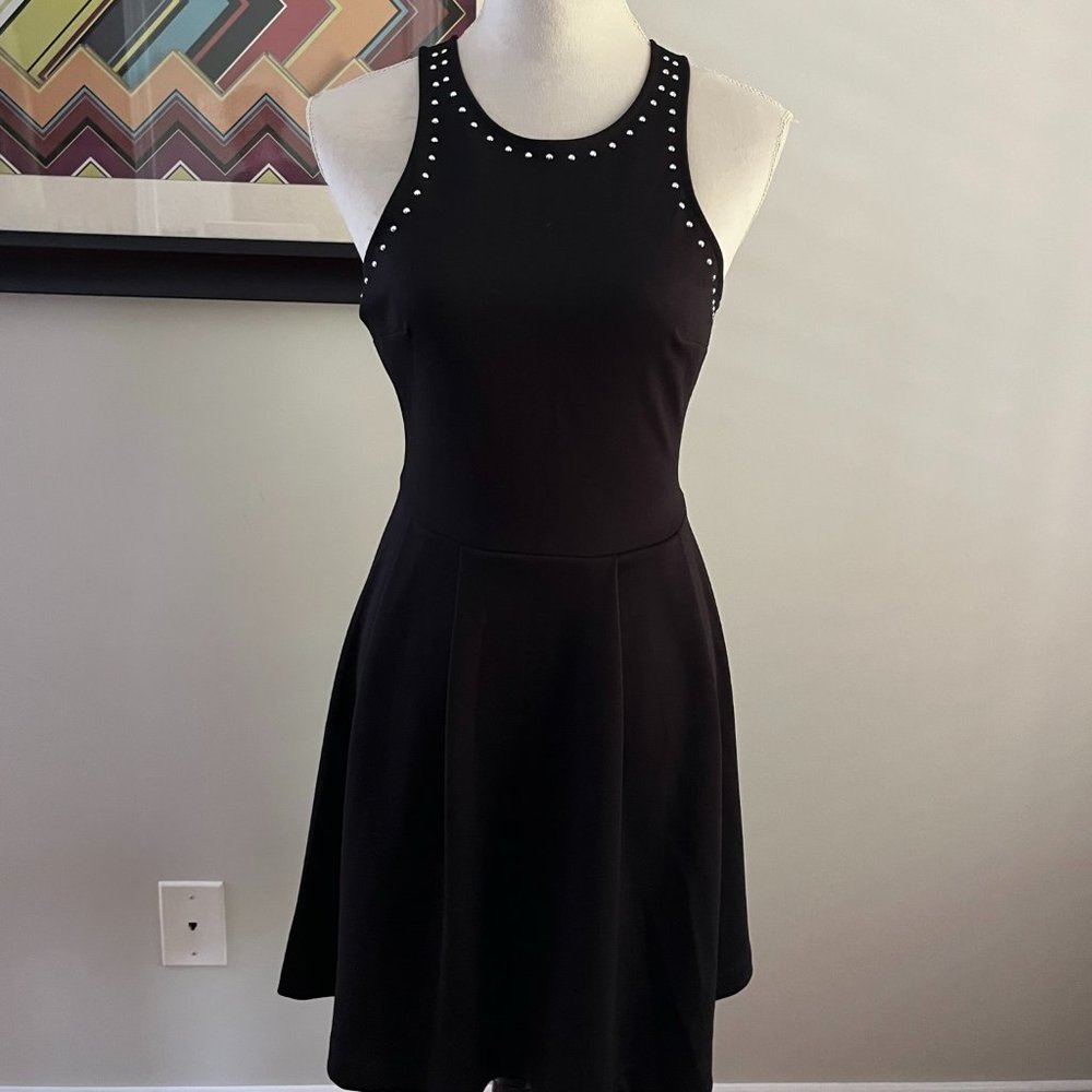NWOT Mossimo Black Silver Stud Cocktail/Party Dress XS